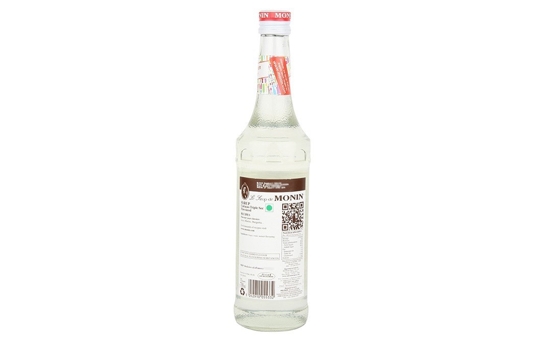 Monin Curacao Triple Sec Syrup    Glass Bottle  700 millilitre